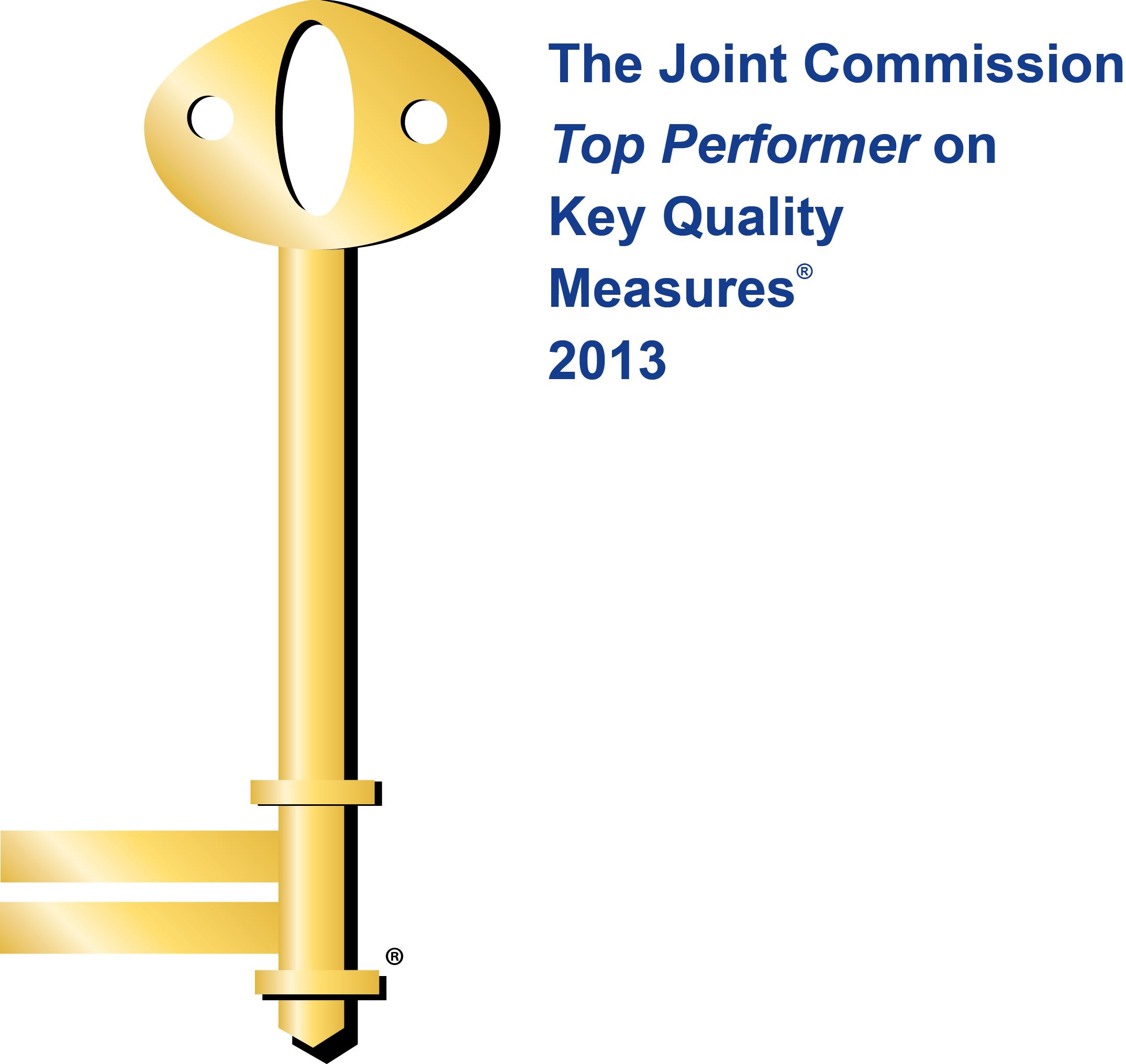 Joint Commission Top Performer 2013 logo